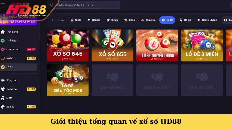 Giới thiệu tổng quan về xổ số HD88