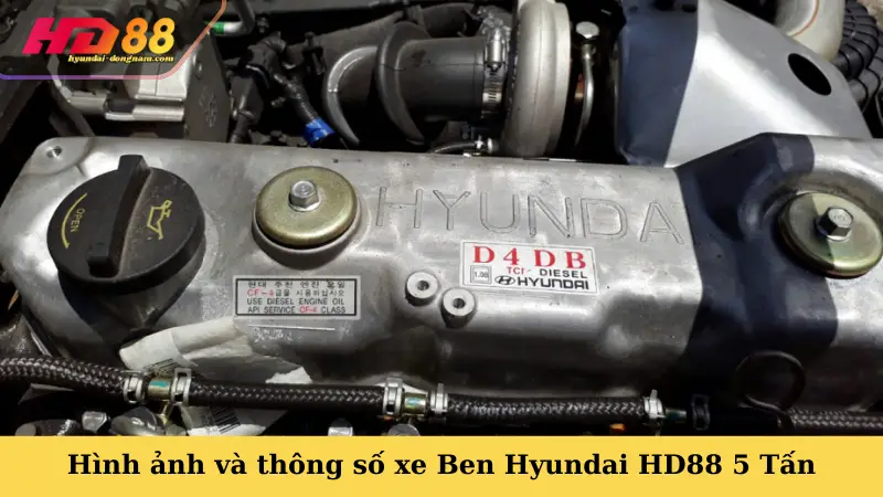 Hình ảnh và thông số xe Ben Hyundai HD88 5 Tấn